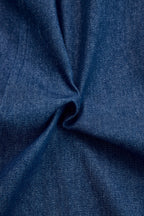 Combinaison Denim Rétro – Coupe Large & Zip Élégant