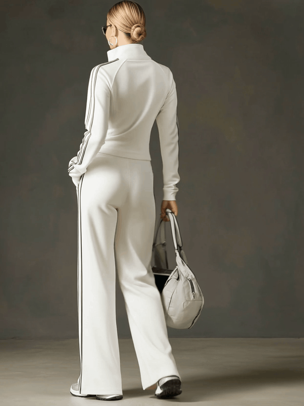 Ensemble Sport Moderne – Demi-Zip & Pantalon Confort