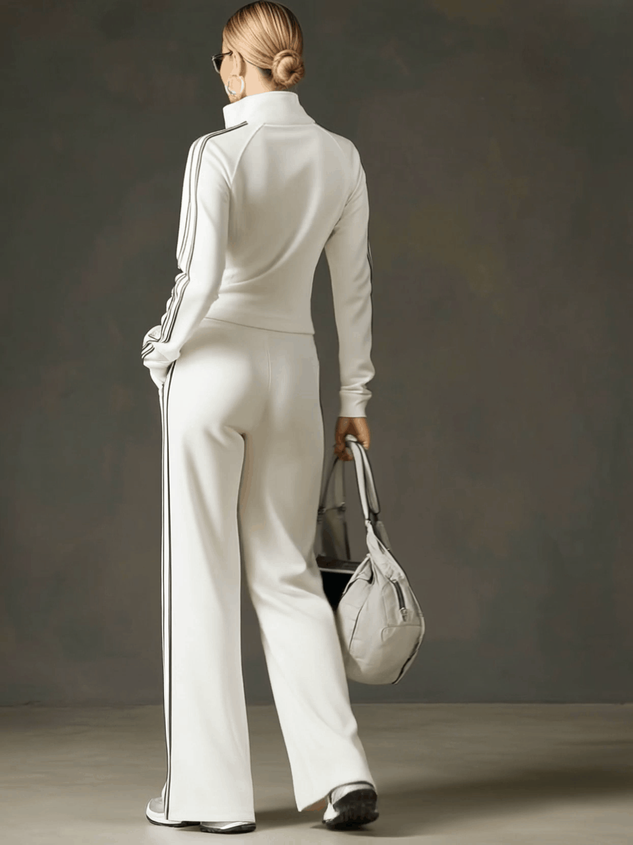 Ensemble Sport Moderne – Demi-Zip & Pantalon Confort